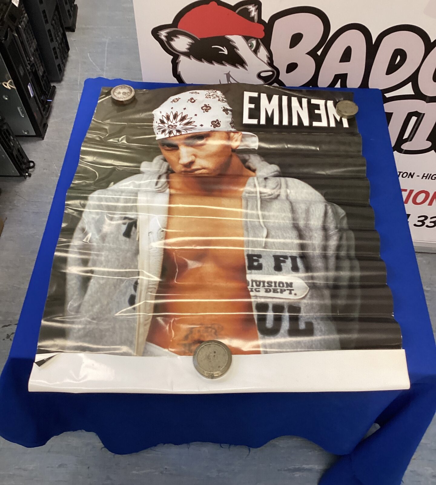 Box of mixed posters inc models & pop music celebrities, Eminem, busted & caprice - Image 3