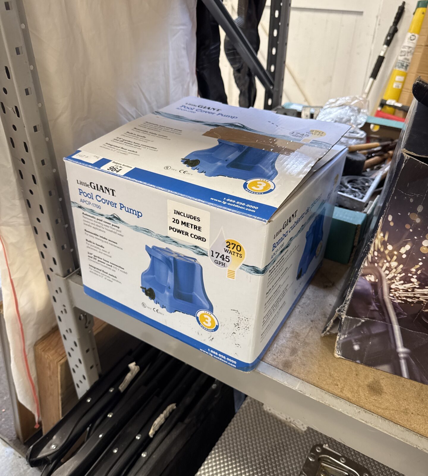 Little giant pool cover pump