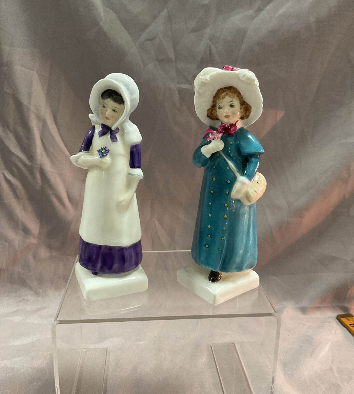 two royal douton 7” figures Carrie and anna