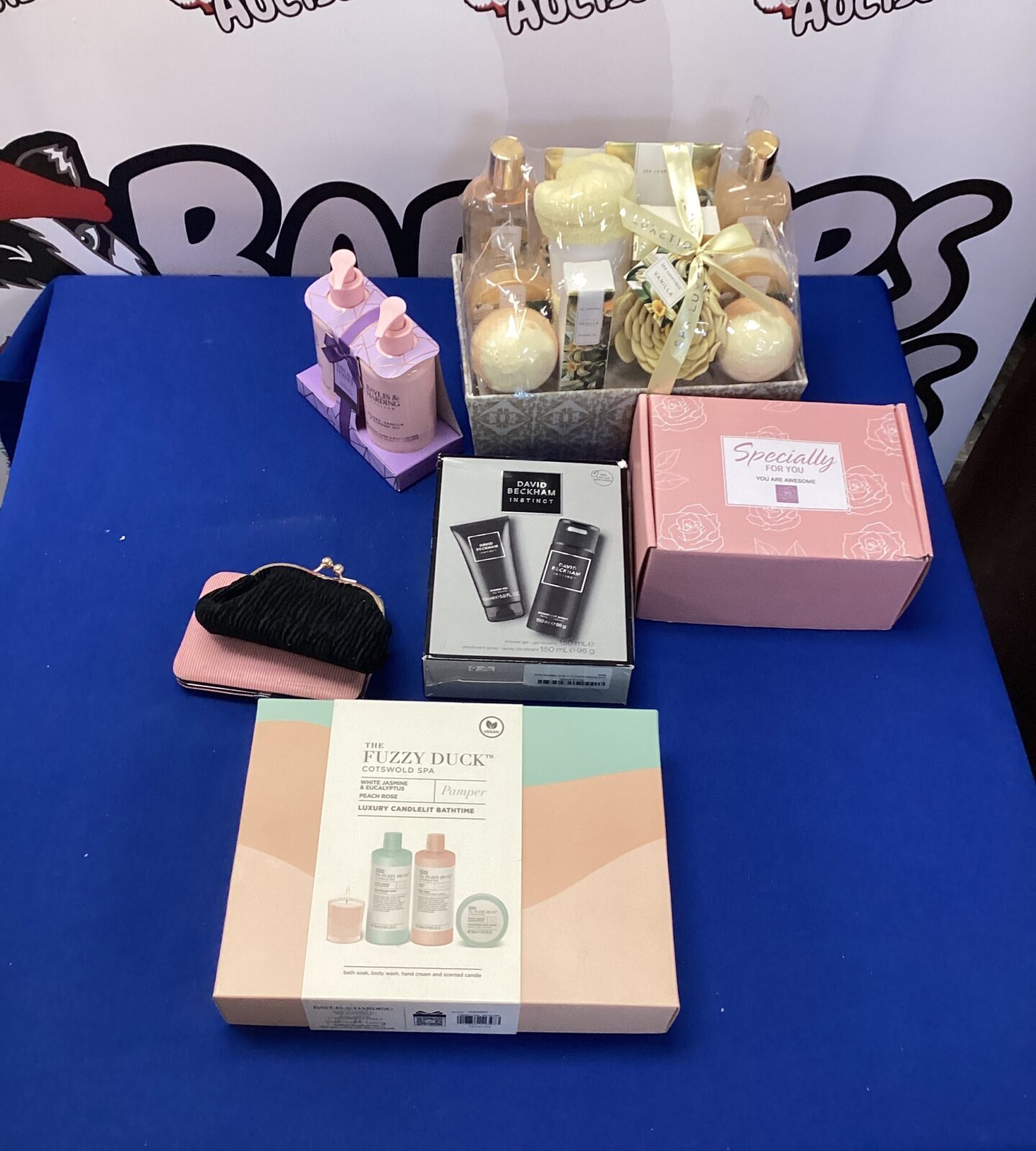 box of vanity and gift sets