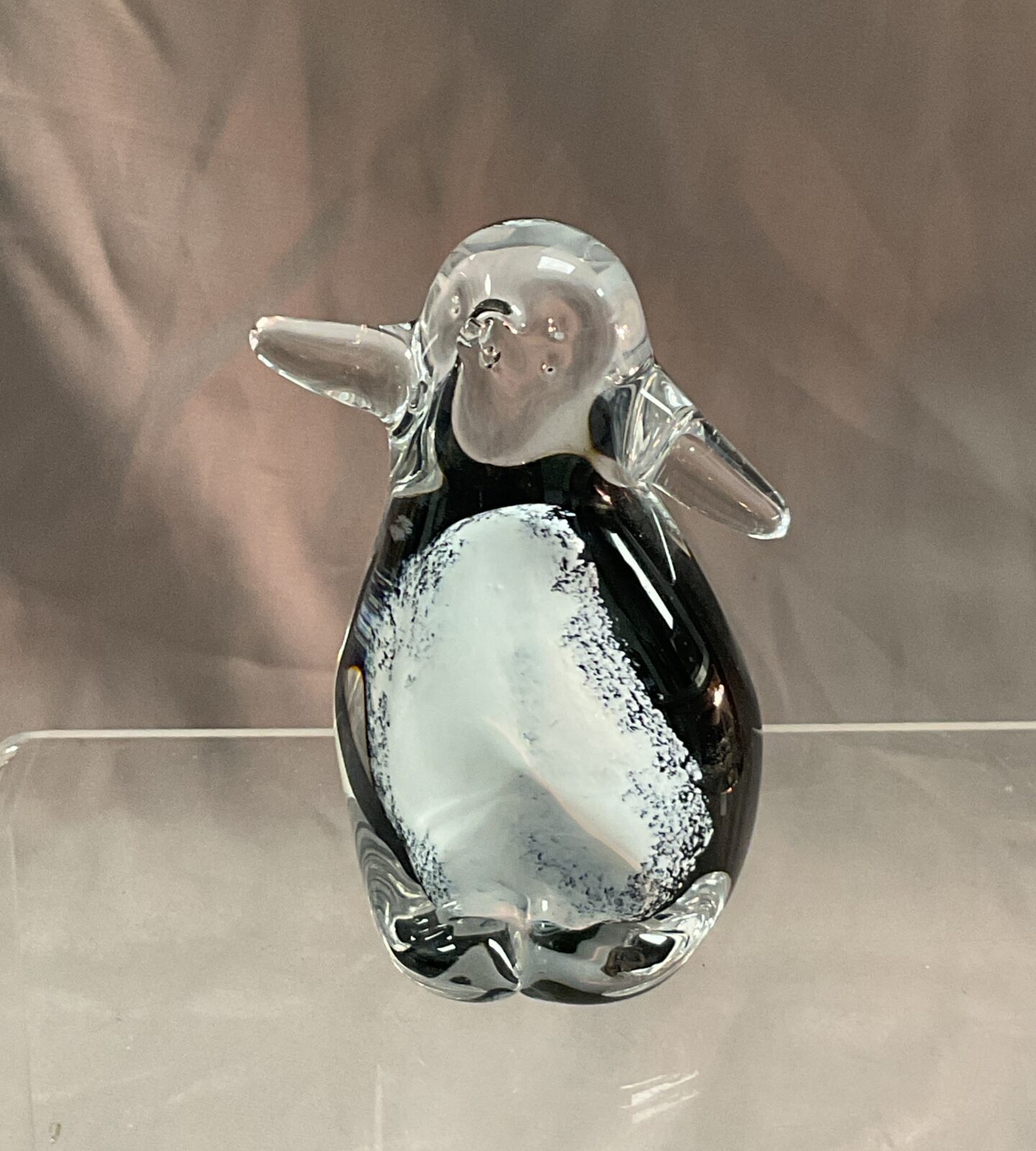 3” Waterford Crystal penguin paperweight