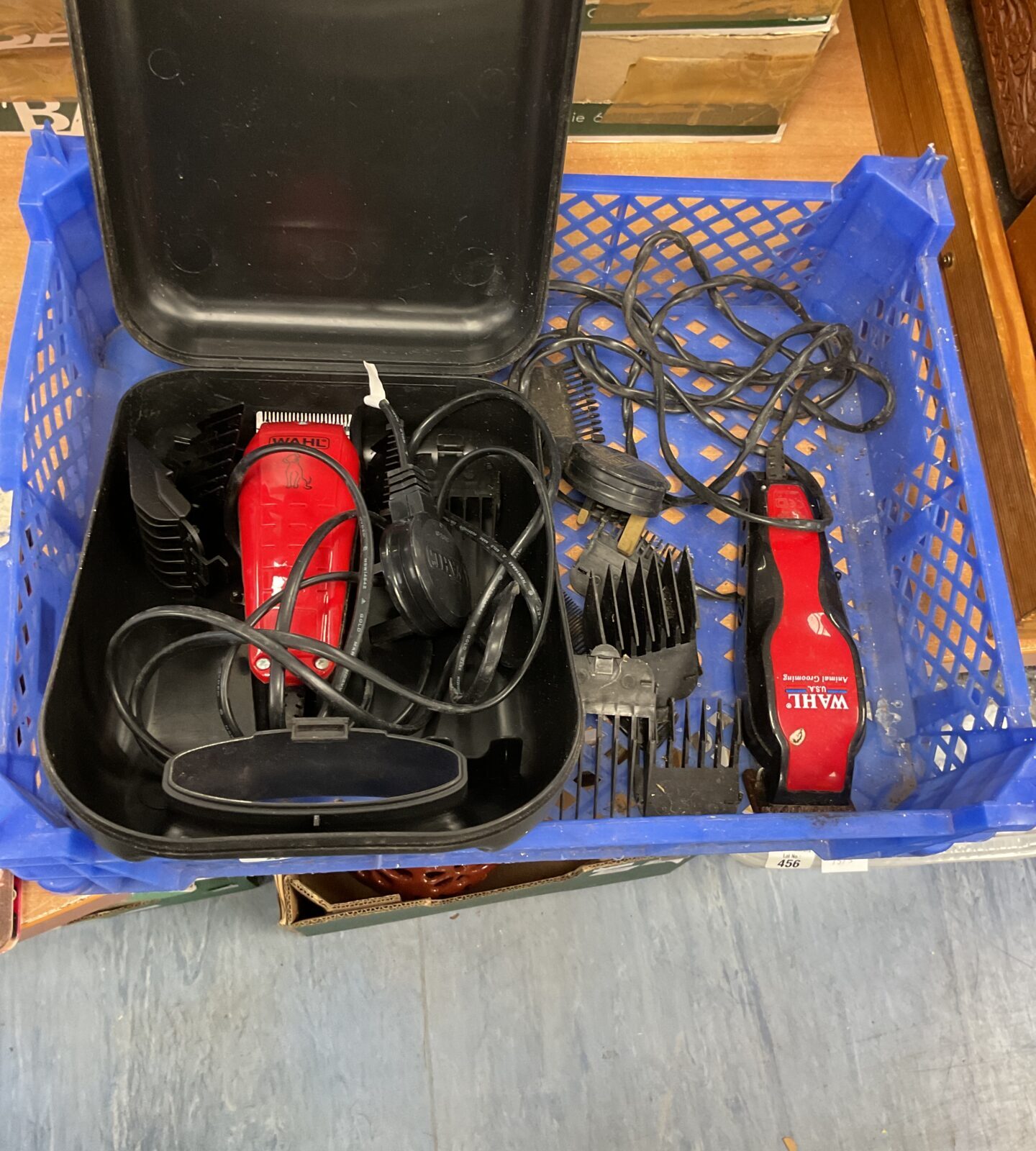 Two wahl animal clippers