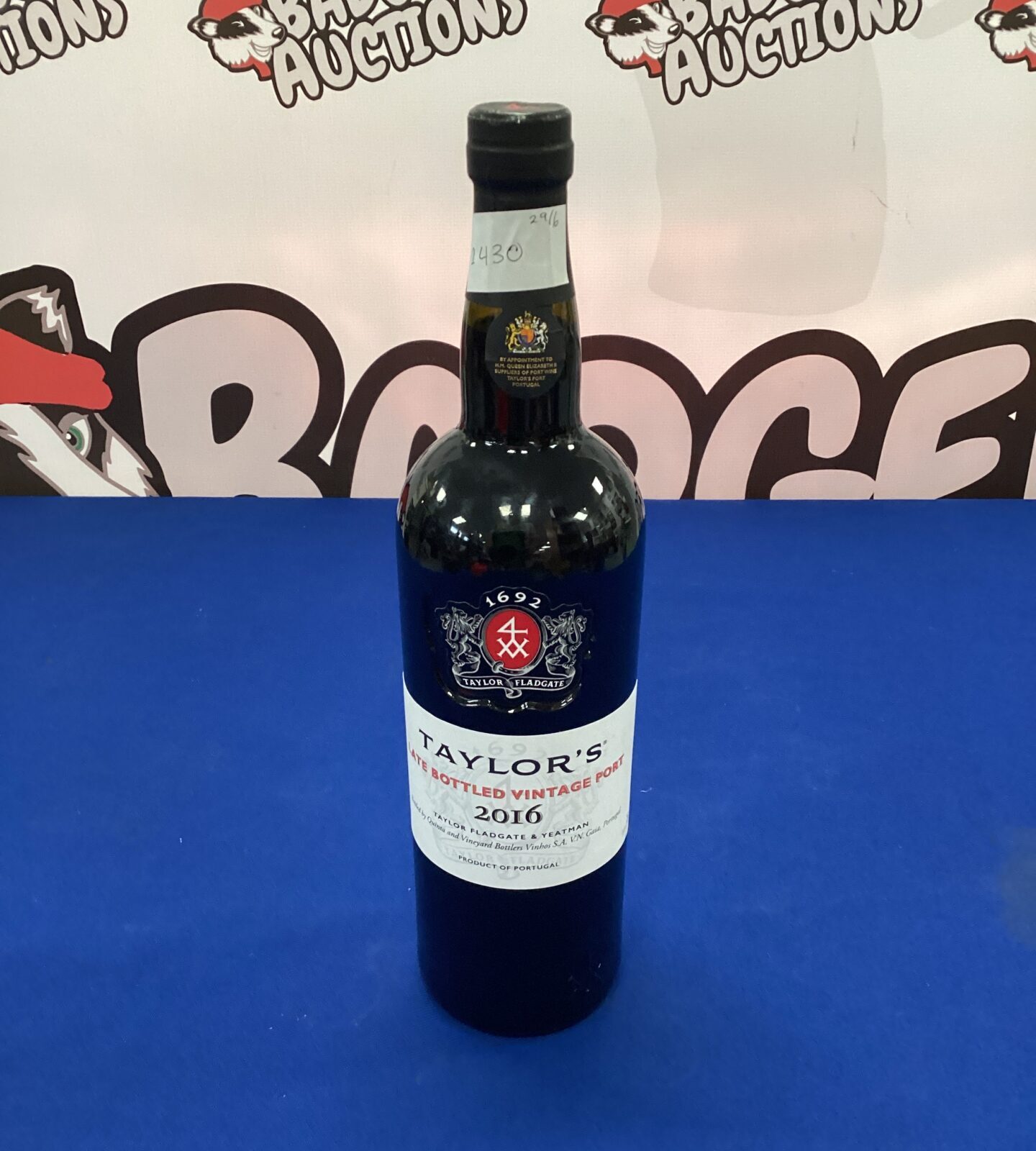 Bottle Taylor's late bottled vintage port 2016