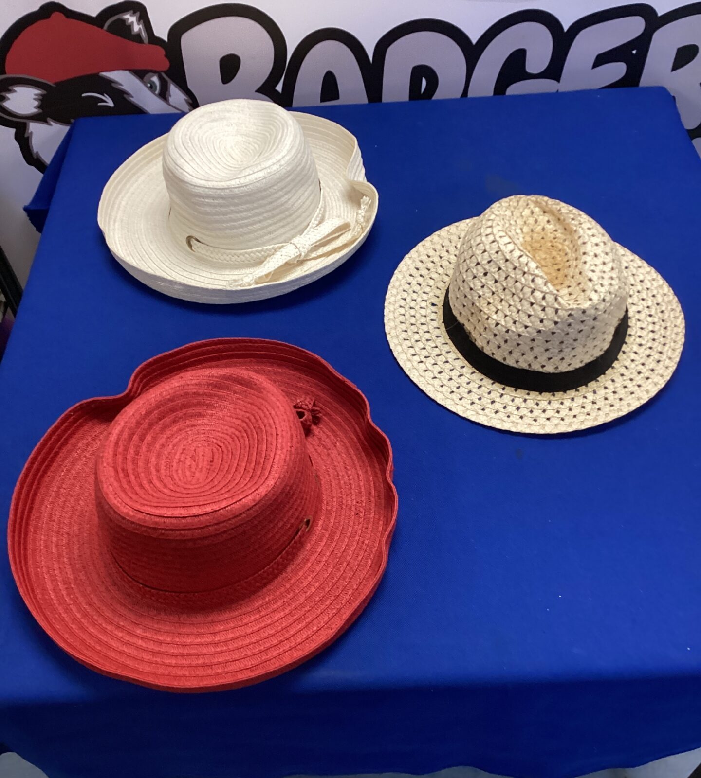 Three ladies occasional hats