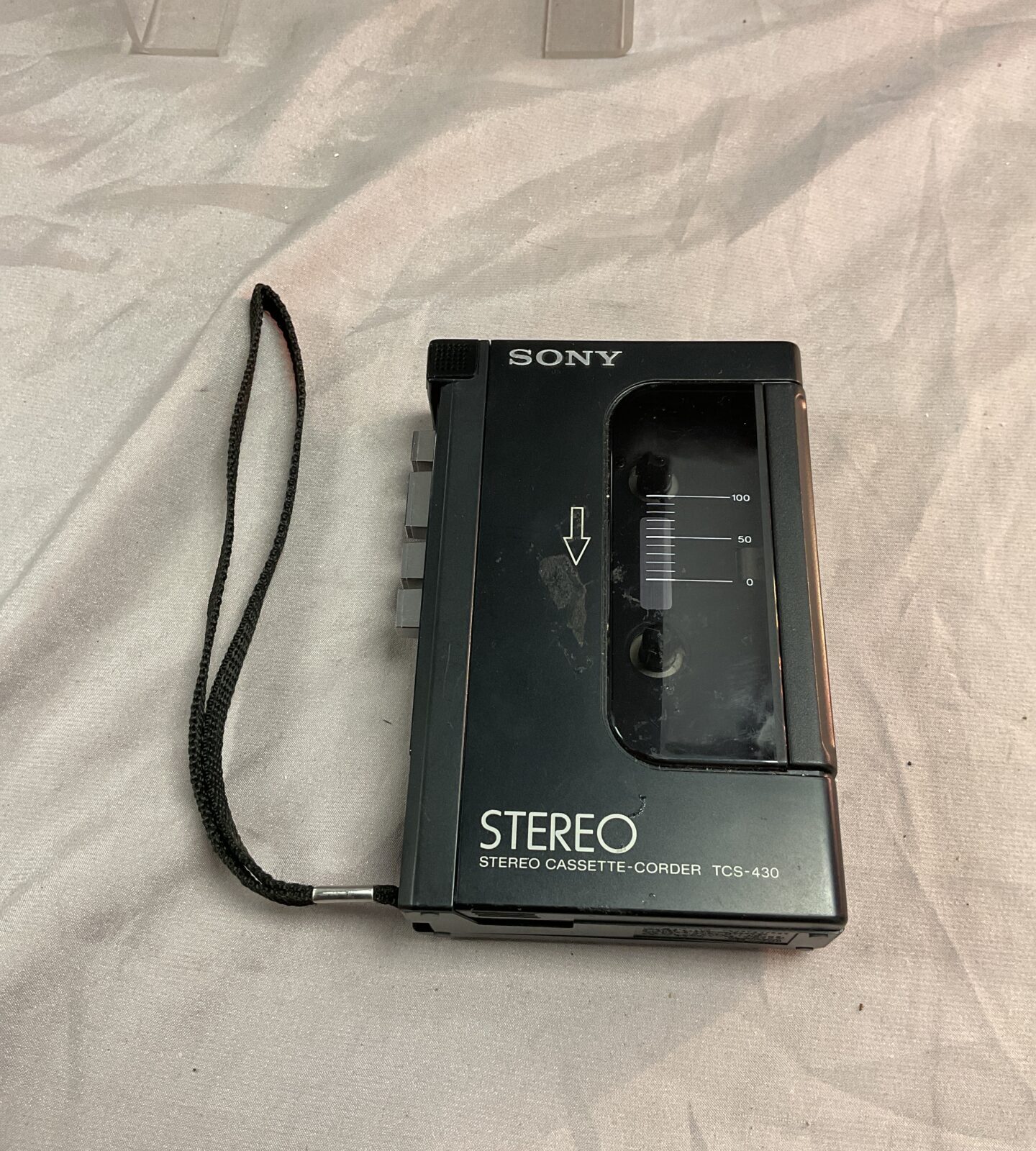 Sony stereo cassette corder tcs-430