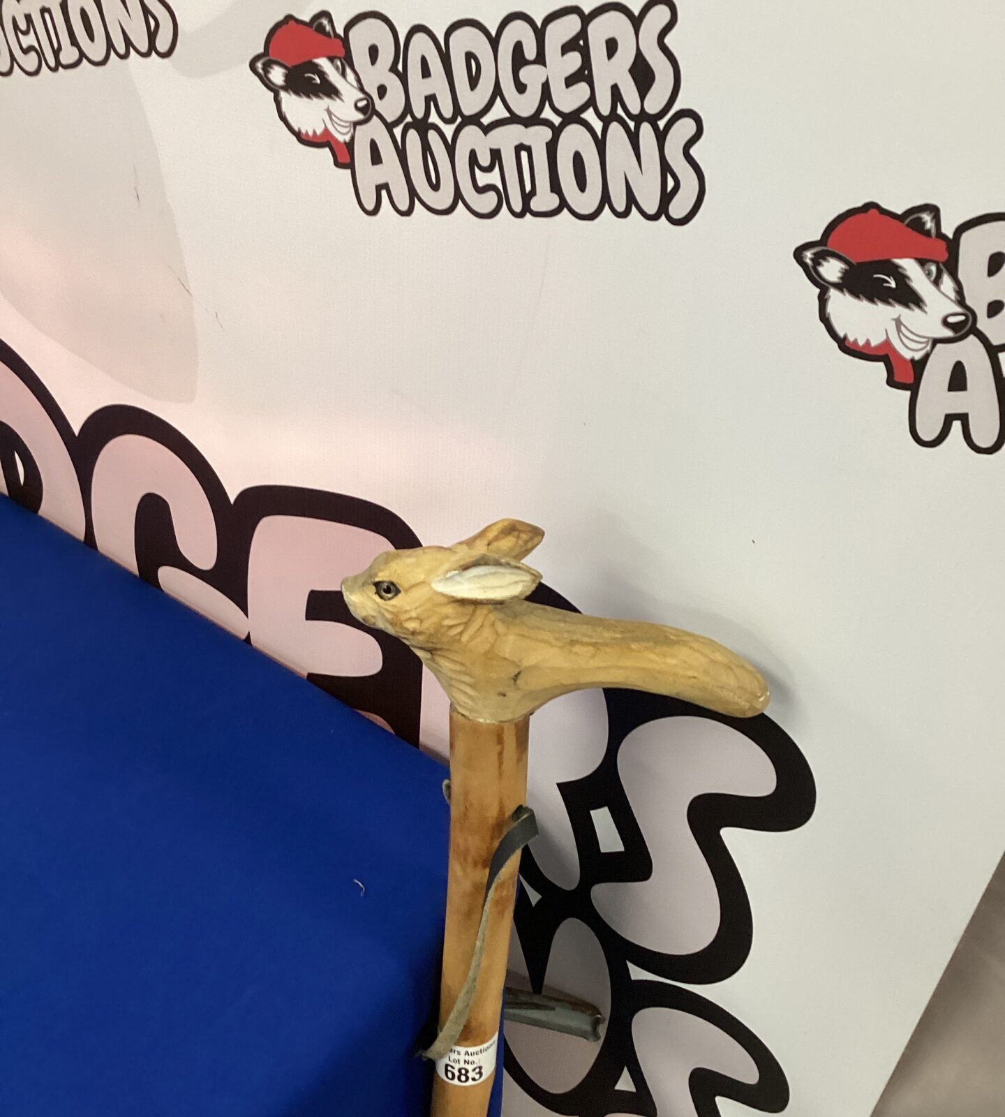 Rabbit Handled Walking Stick - Image 2