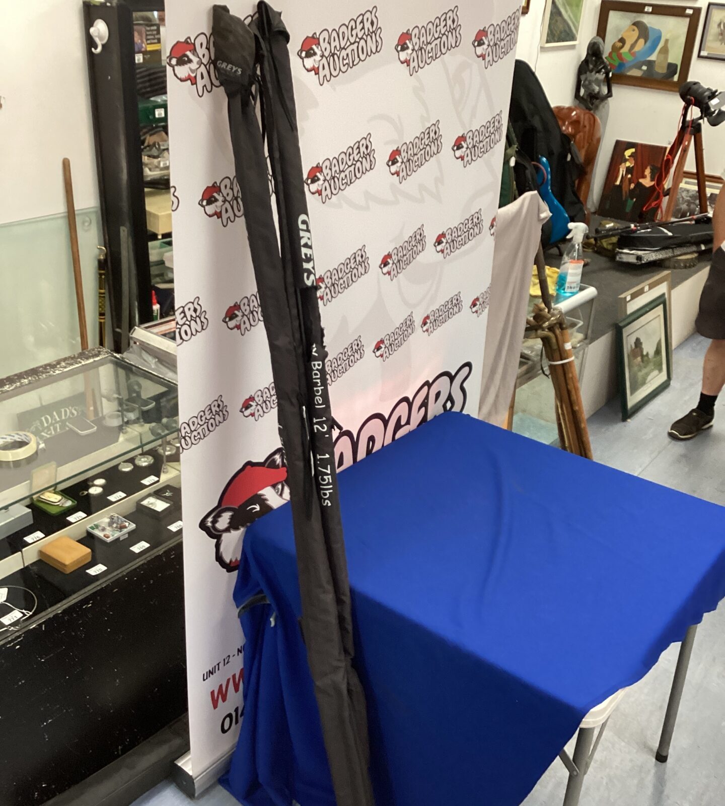 Two Greys prodigy barbel 12' fishing rods