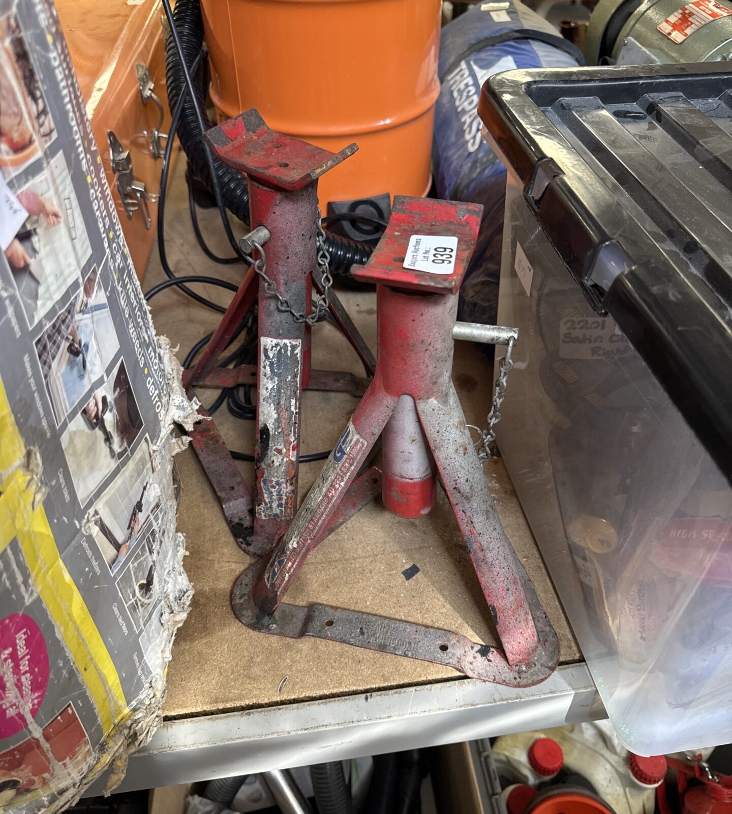 Pair of gs car axle stands