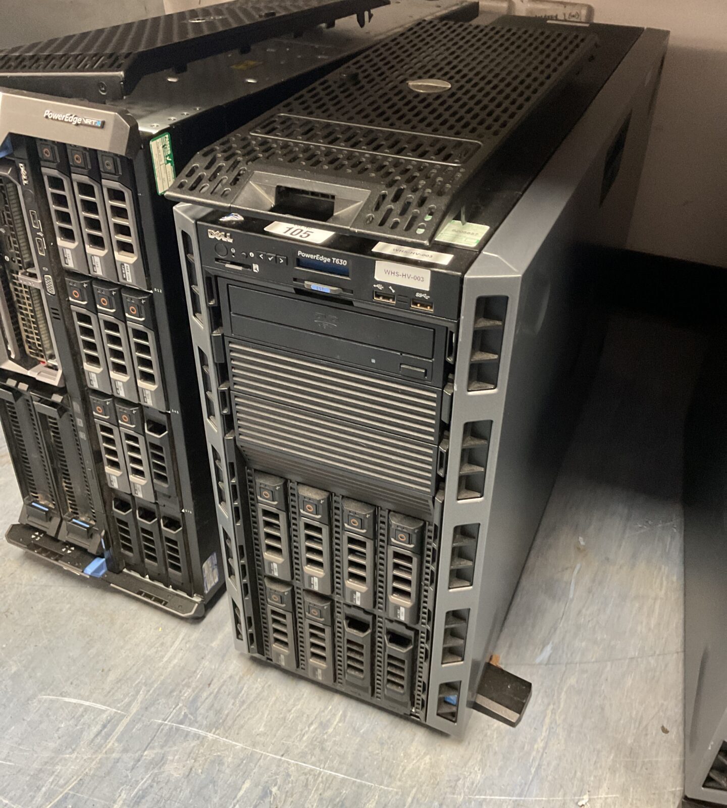 Dell power edge t630 server with hard drives working