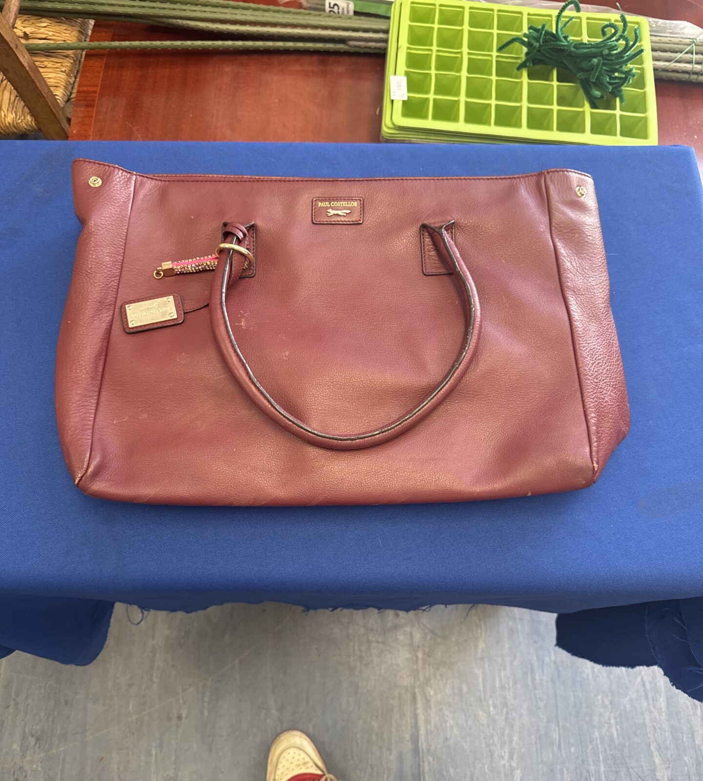 Paul costelloe ladies large leather handbag