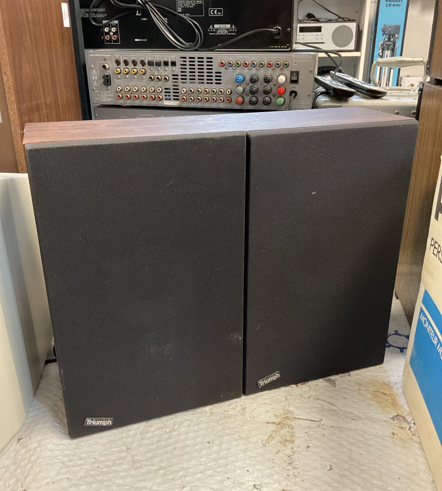 Vintage triumph ls100d speakers