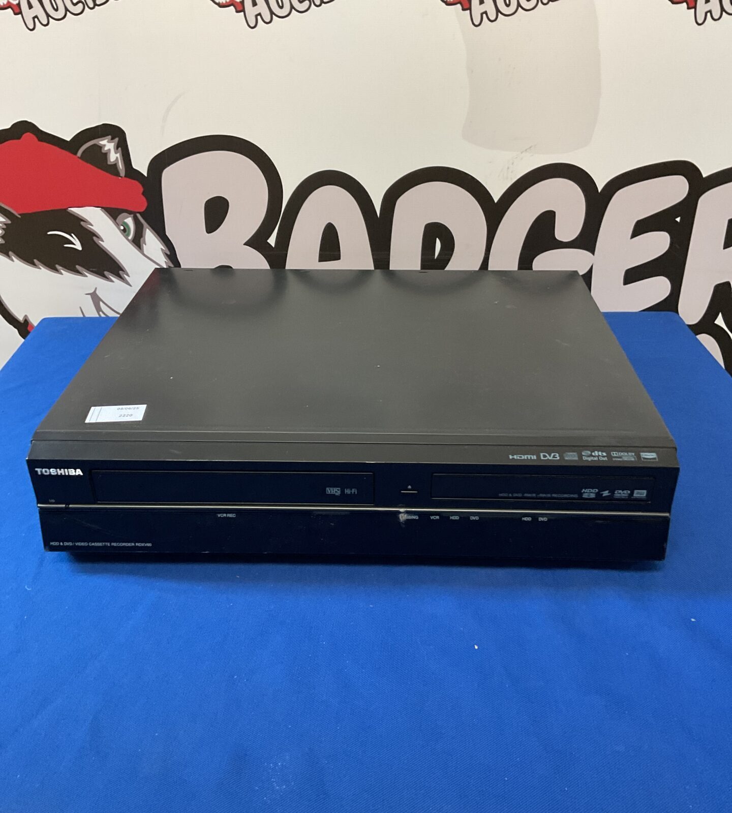 Toshiba rdxv60 dvd vhs combo recorder