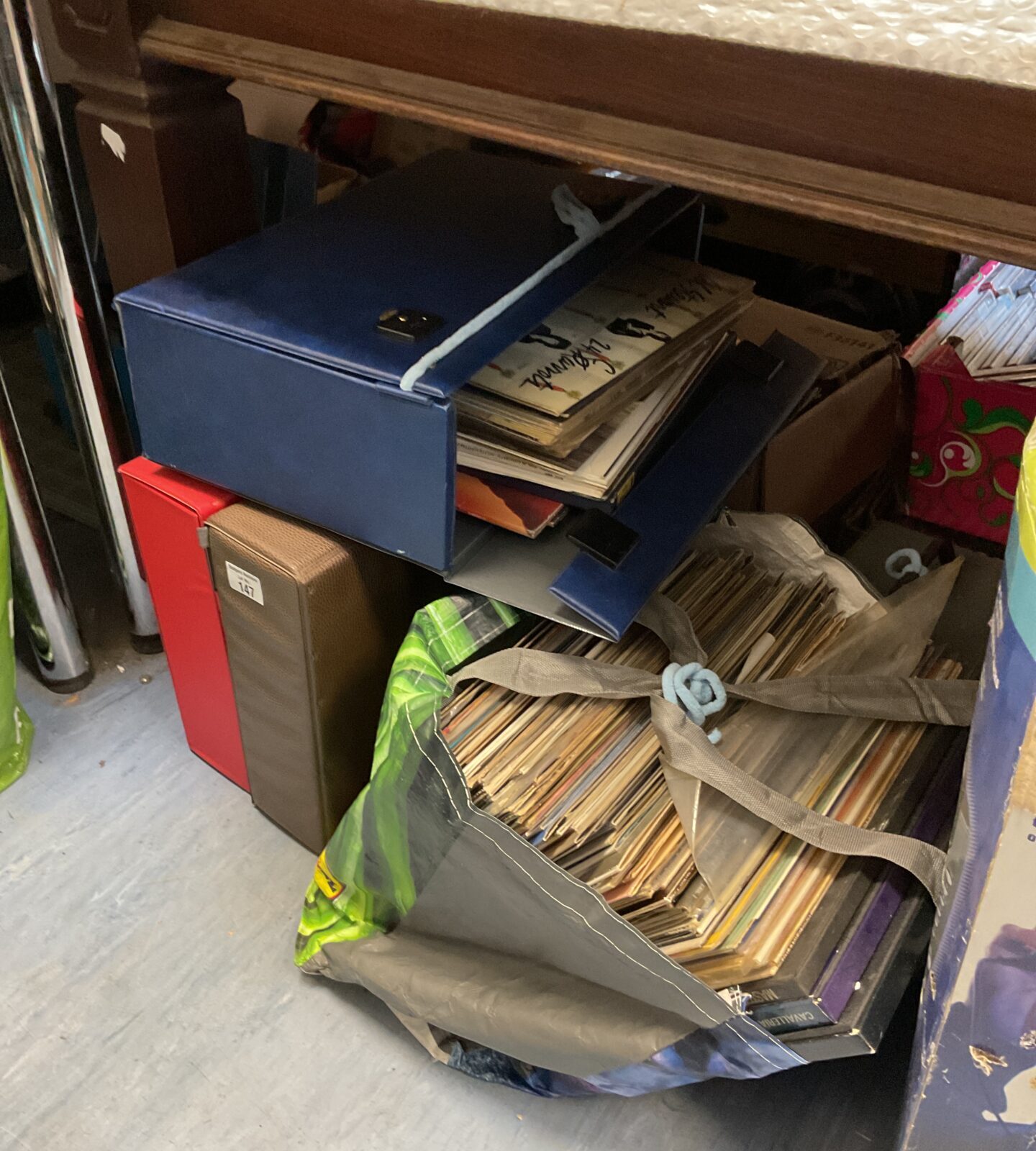 Five cases of 12” vinyl records