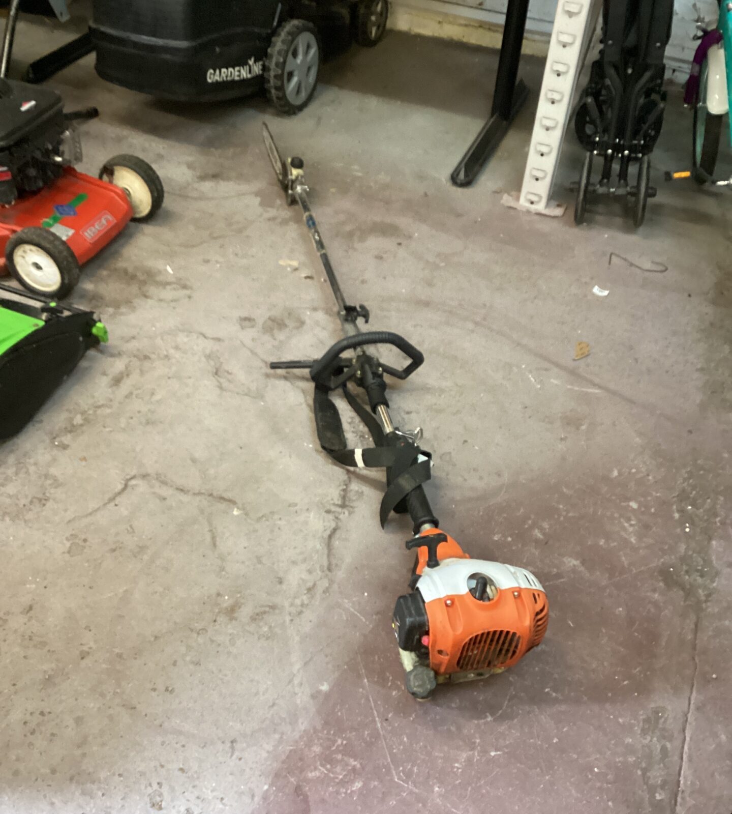 Eckman Petrol garden multi tool with chainsaw fitting