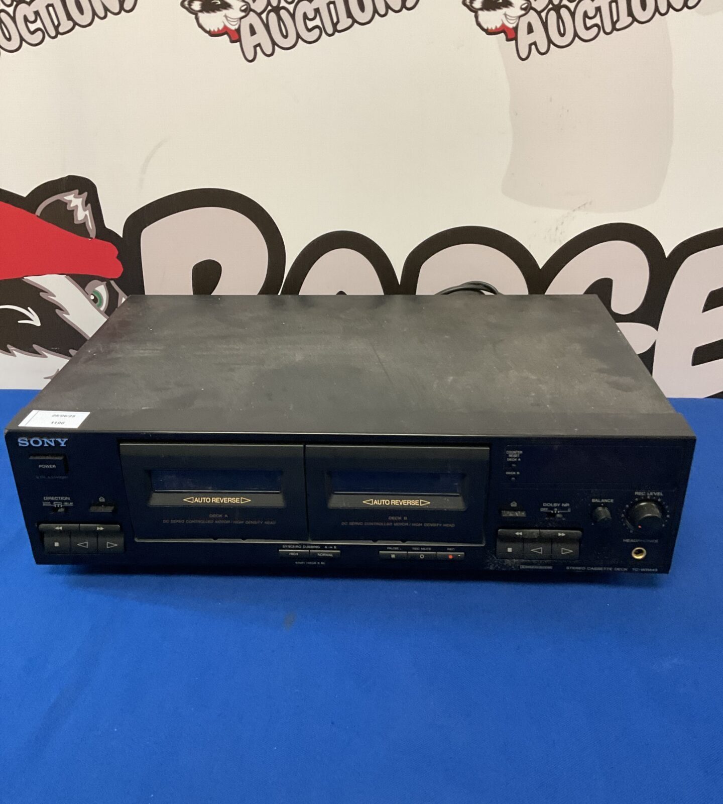 Sony tc-wr445 cassette deck