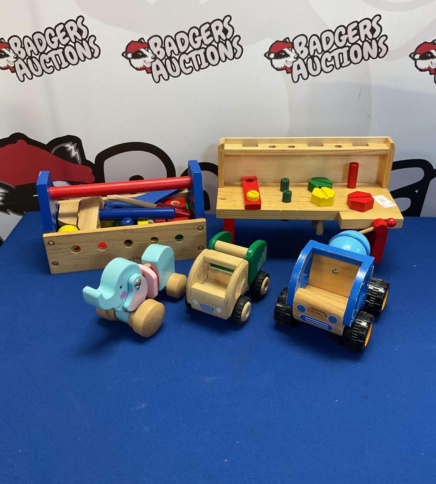 box of wooden toys inc melissa & doug tool set