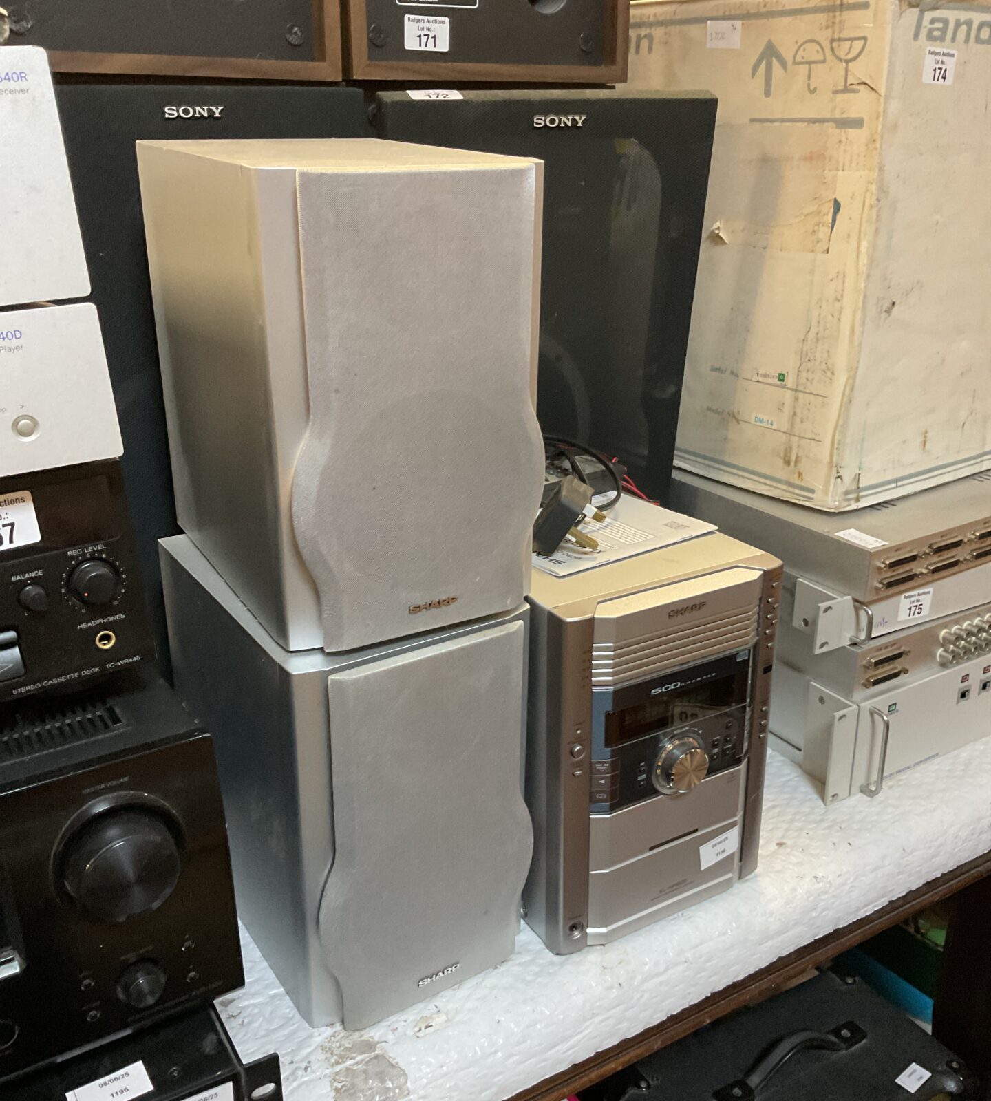 Sharp xl-hp605 micro hifi system
