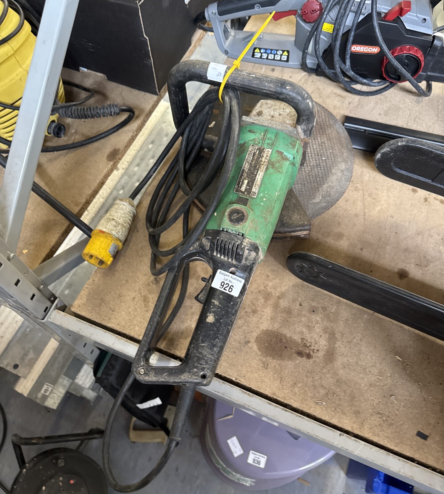Hitachi 110v large disk cutter - spares/repairs