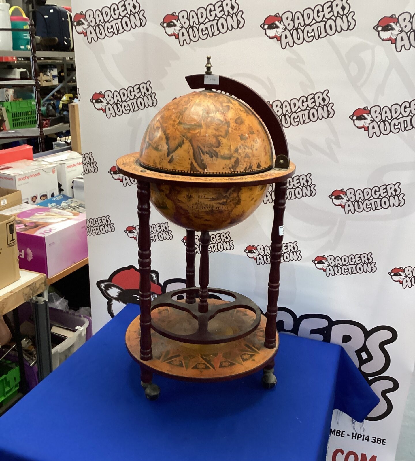 Vintage Globe Drinks Cabinet