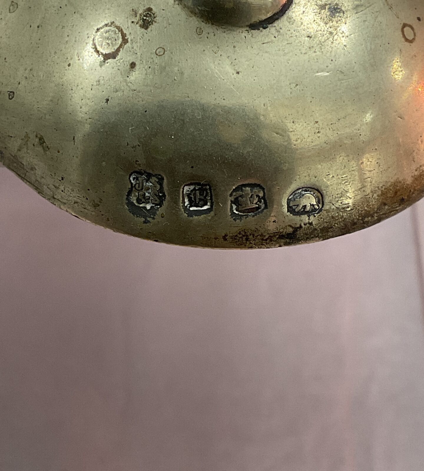 Canadian Whitemetal 10” Candlestick holder by John Sherwood and sons with beaver hallmarks - Image 2