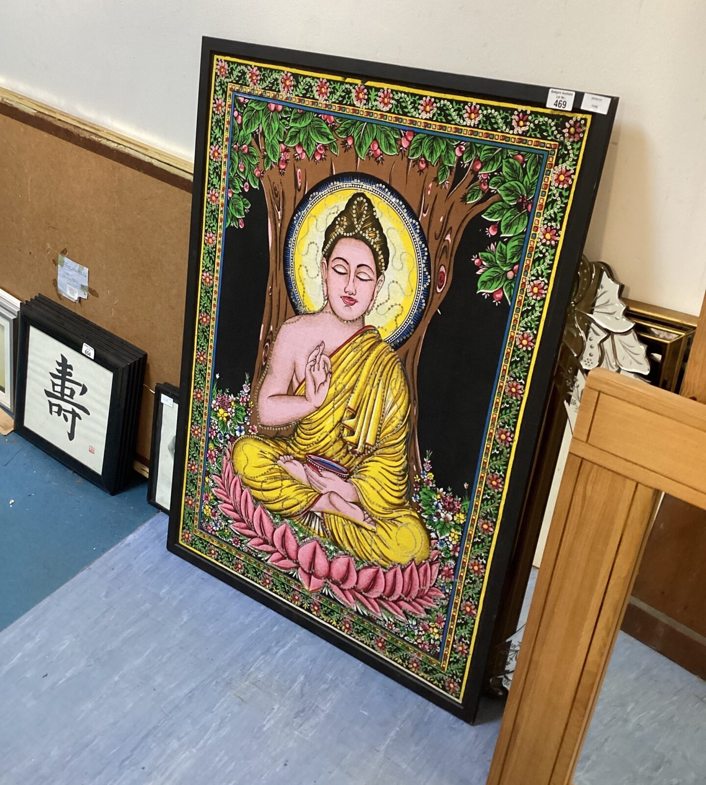 Indian Hindu Buddhist wall hanging print