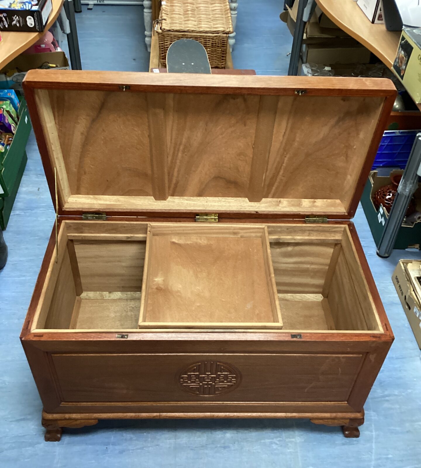 Oriental rose wood Chest - Image 2
