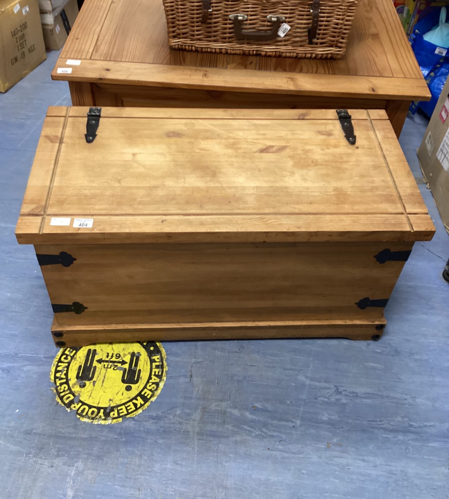 Pine Chest 35” x 18”x 18”
