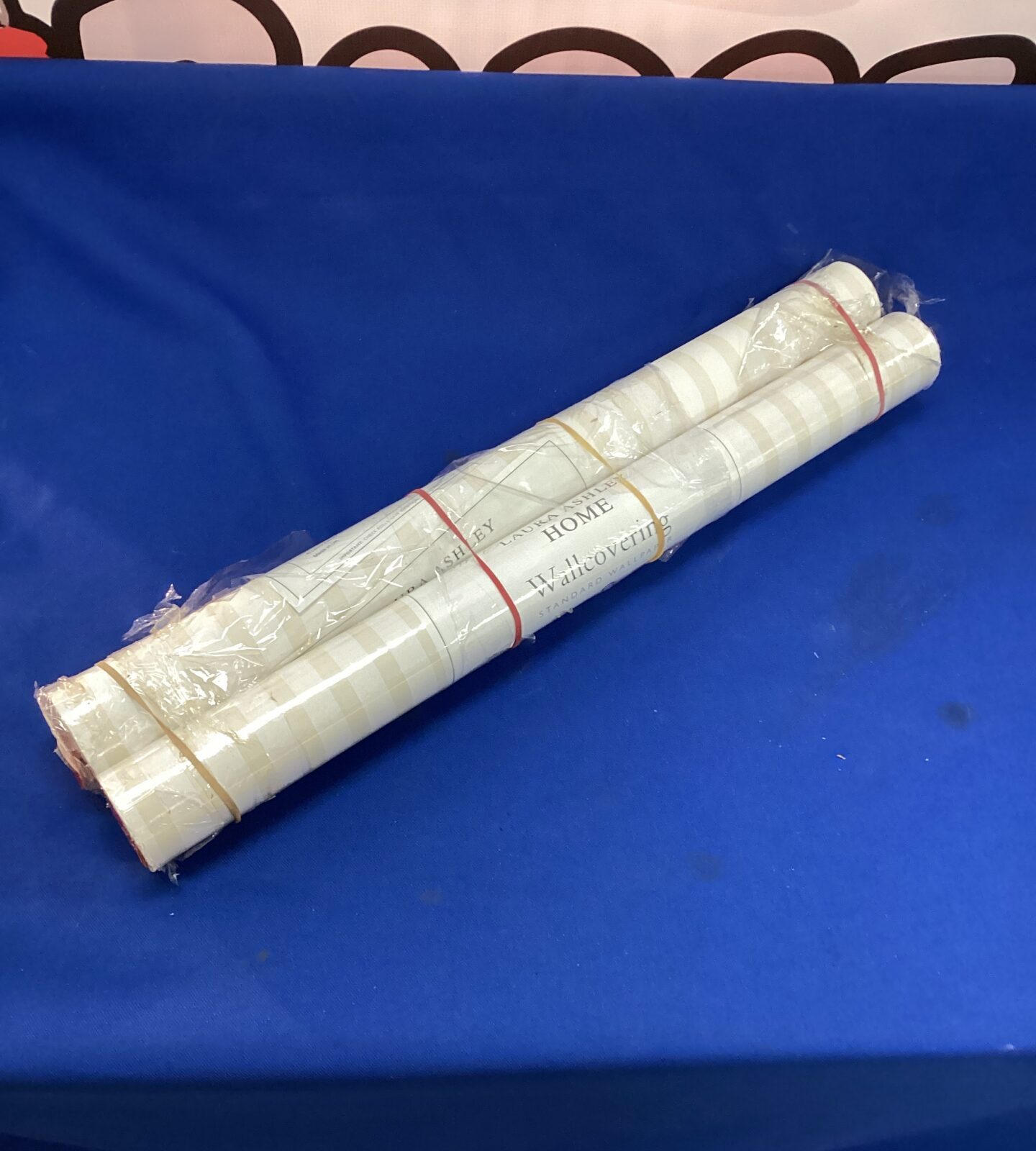 Two rolls of laura ashley wall paper