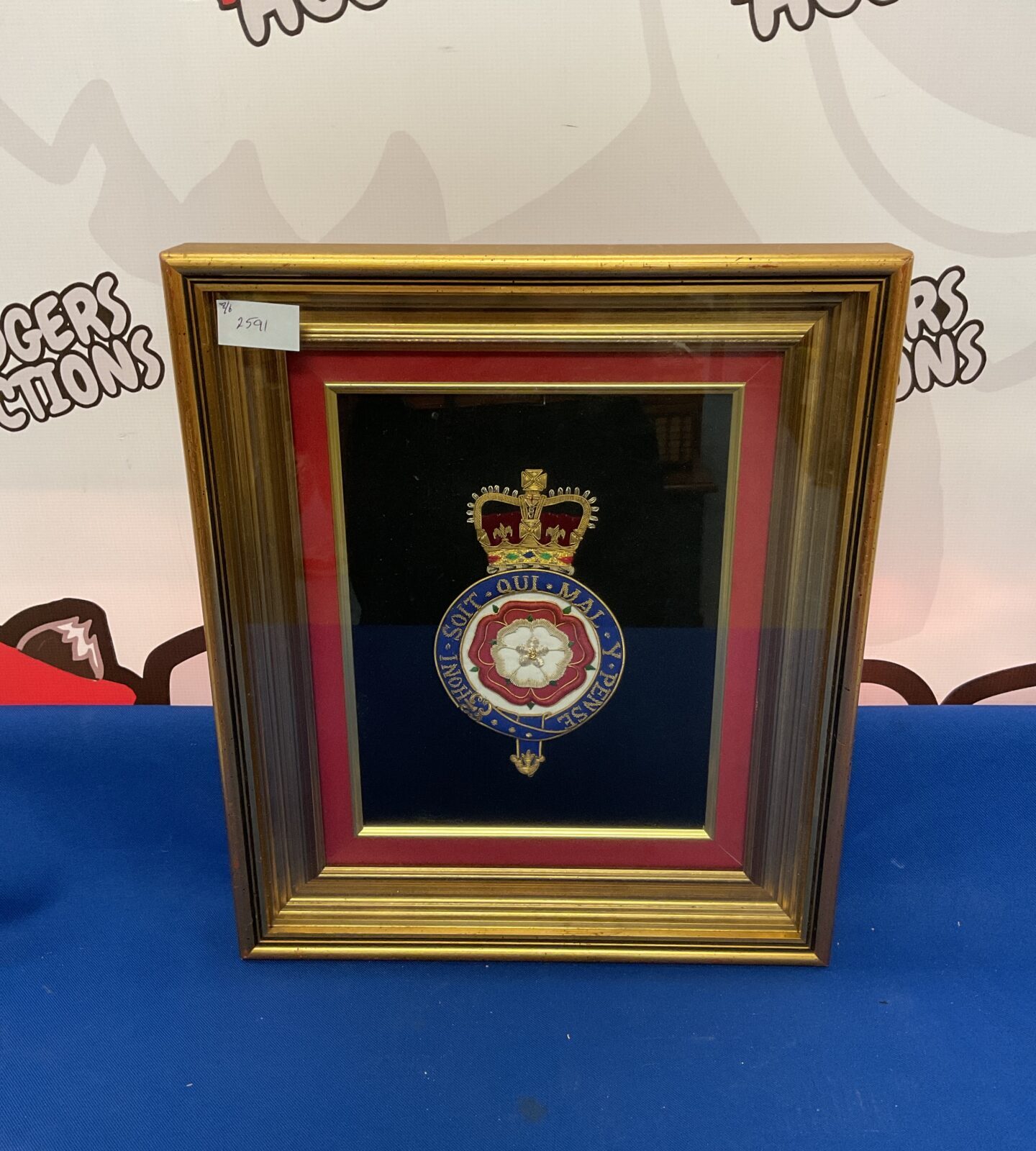 Royal fusiliers city of london regiment framed crest