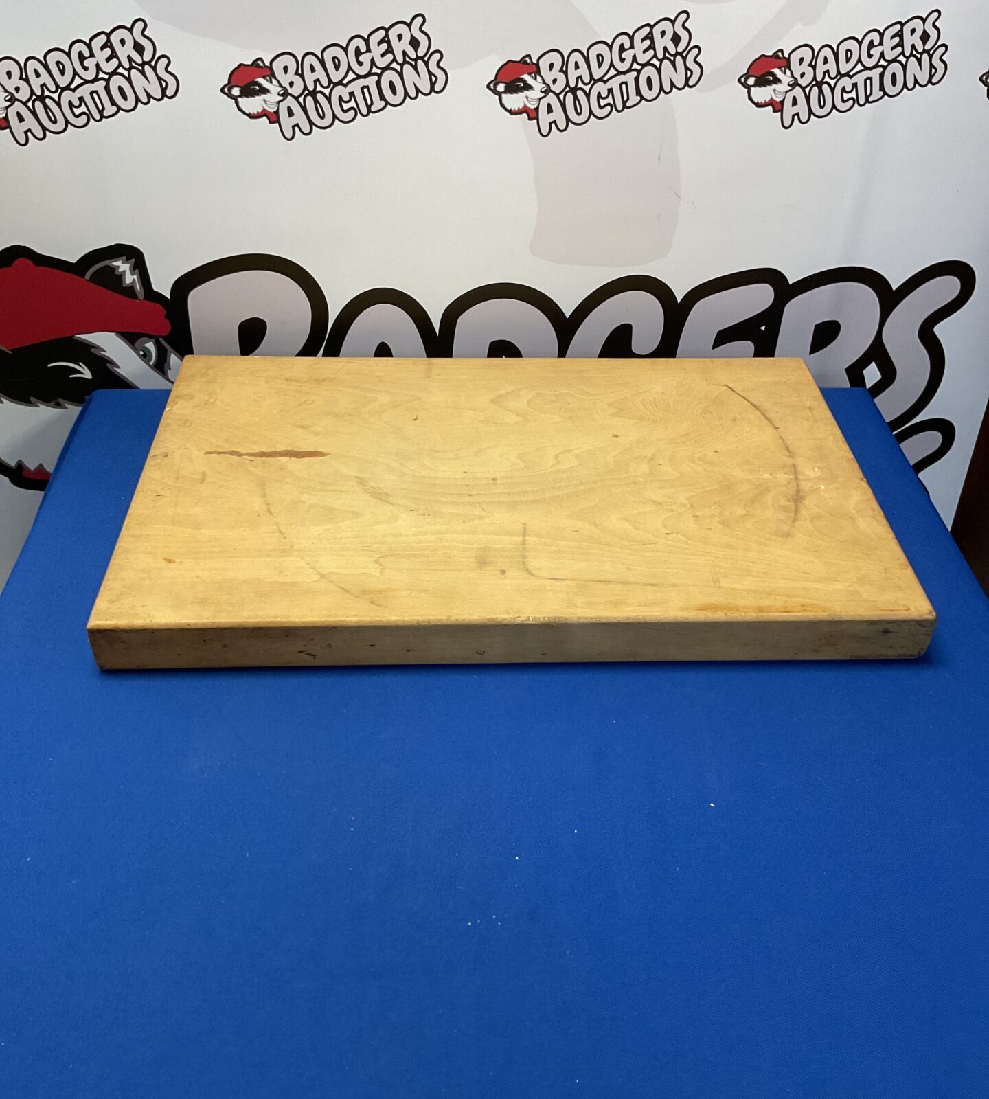 Chunky wooden butchers block
