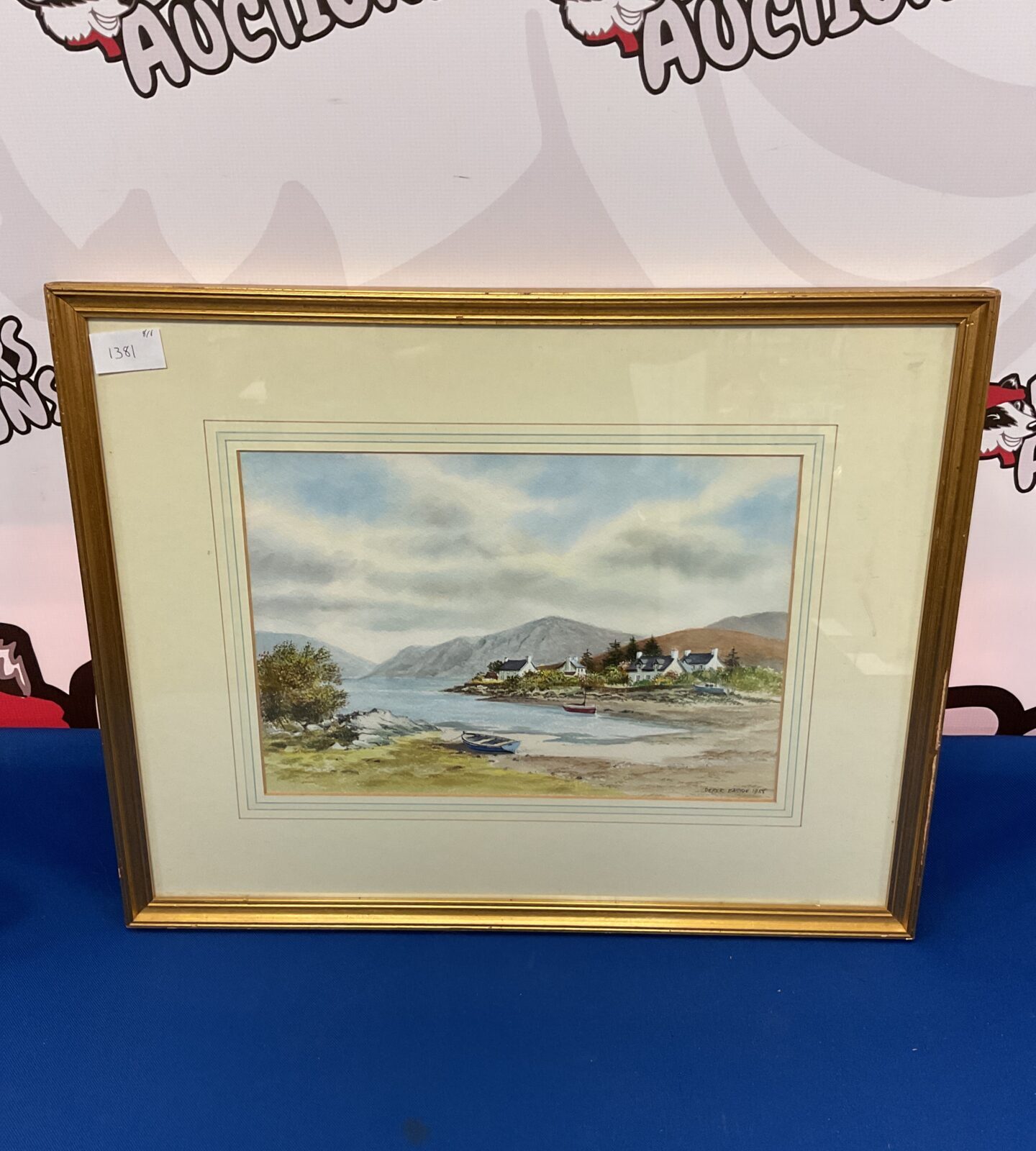 derek eastoe watercolour of plockton scotland