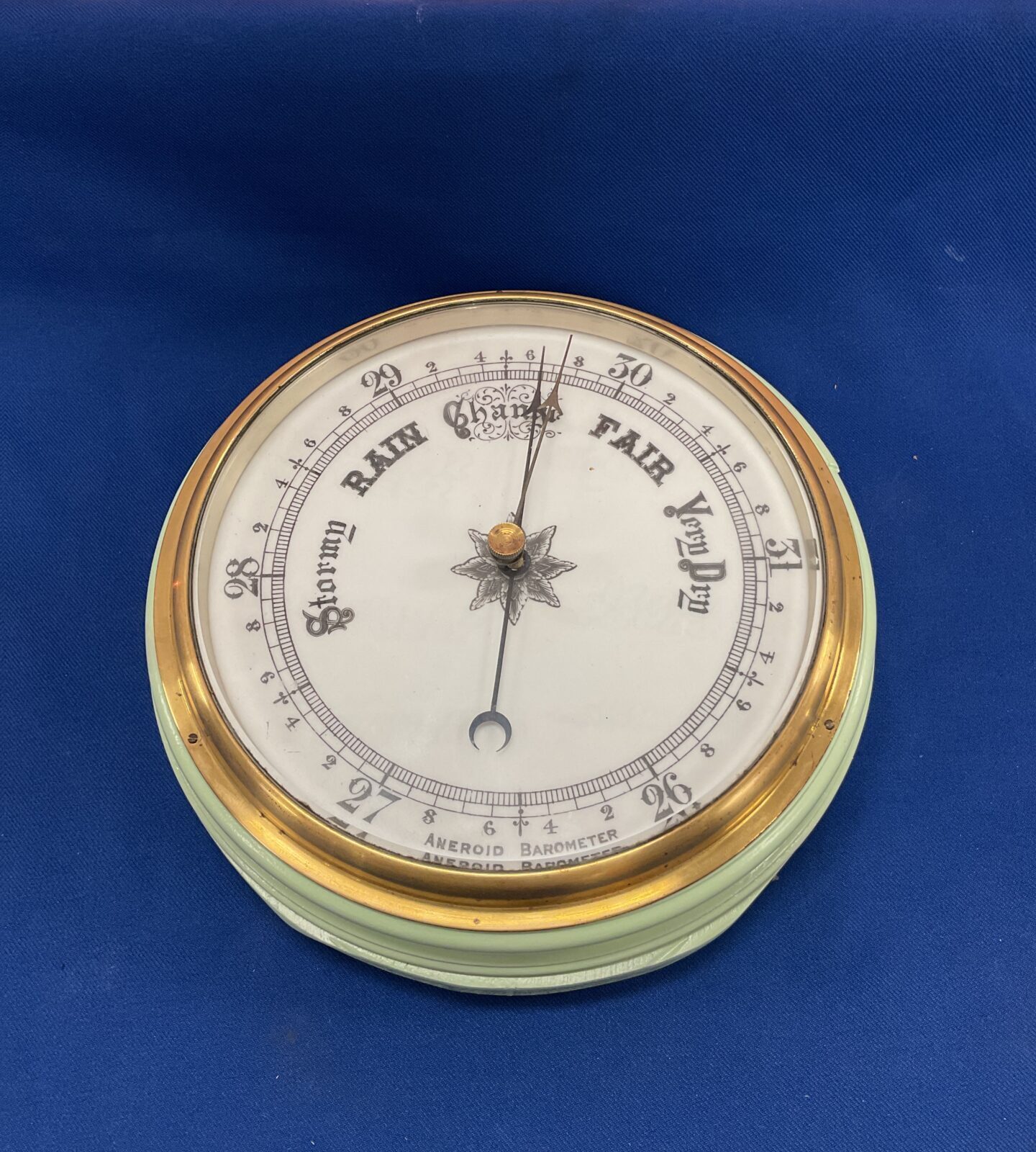 Vintage aneroid wall barometer