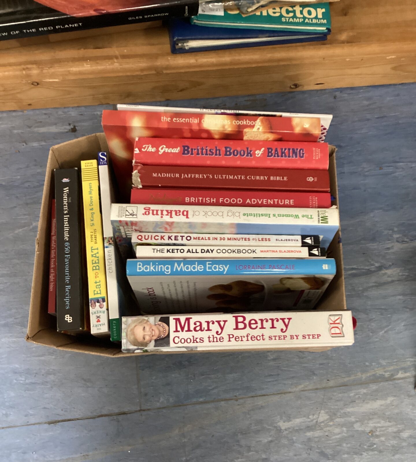 Selection of cooking and baking books inc Mary  Berry