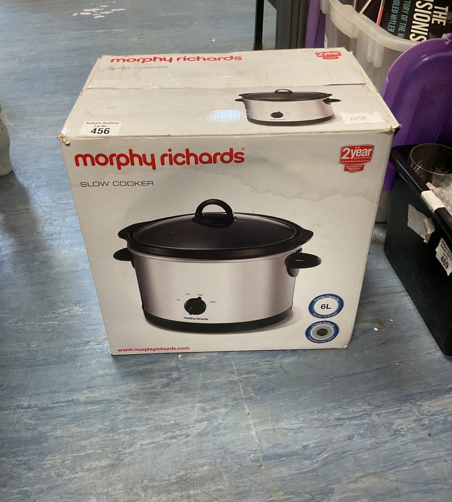 Boxed Morphy Richards slow cooker