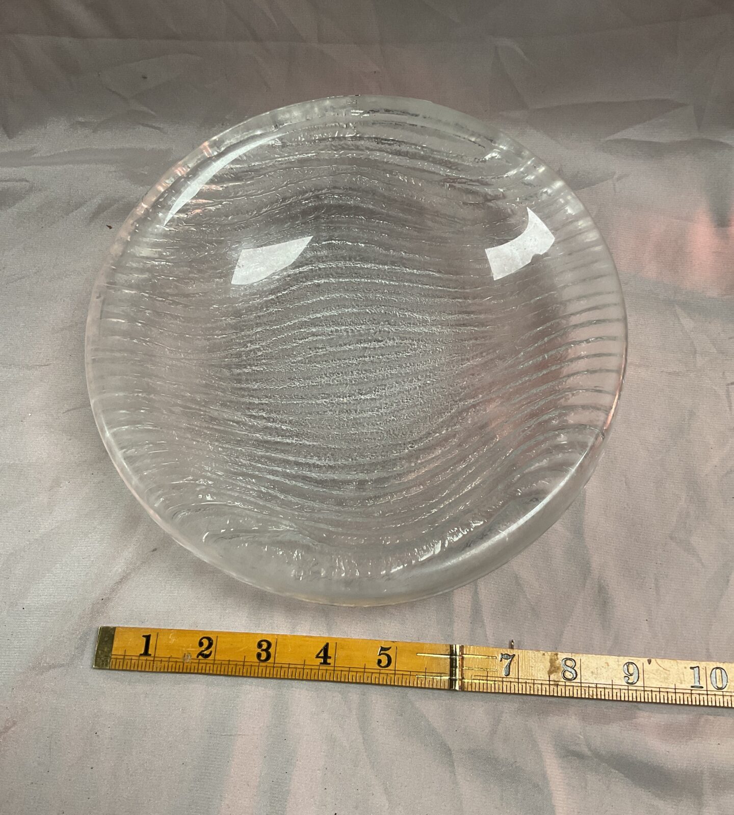 1970s Swedish uno westerburgh glass dish