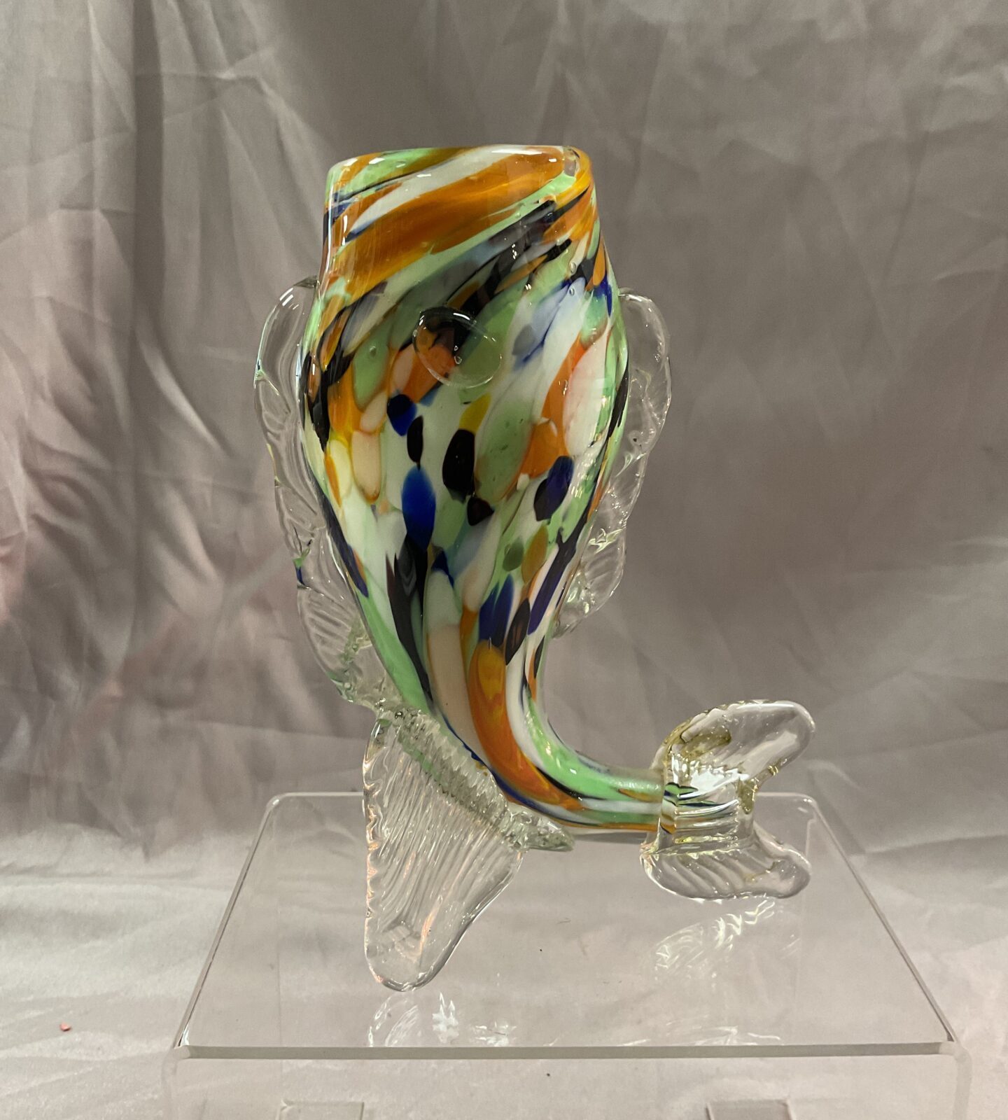 Murano 6” Fish vase