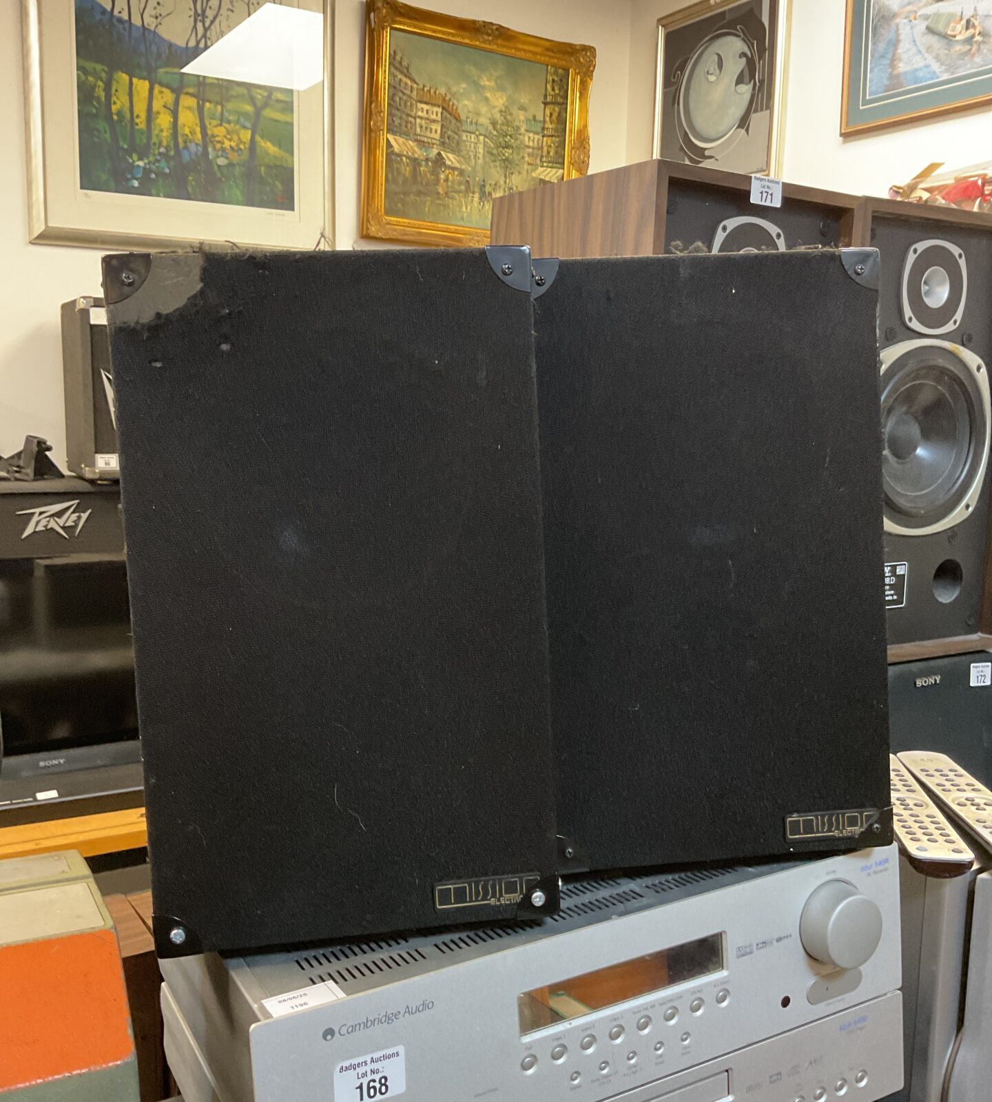Pair of mission model 77 speakers
