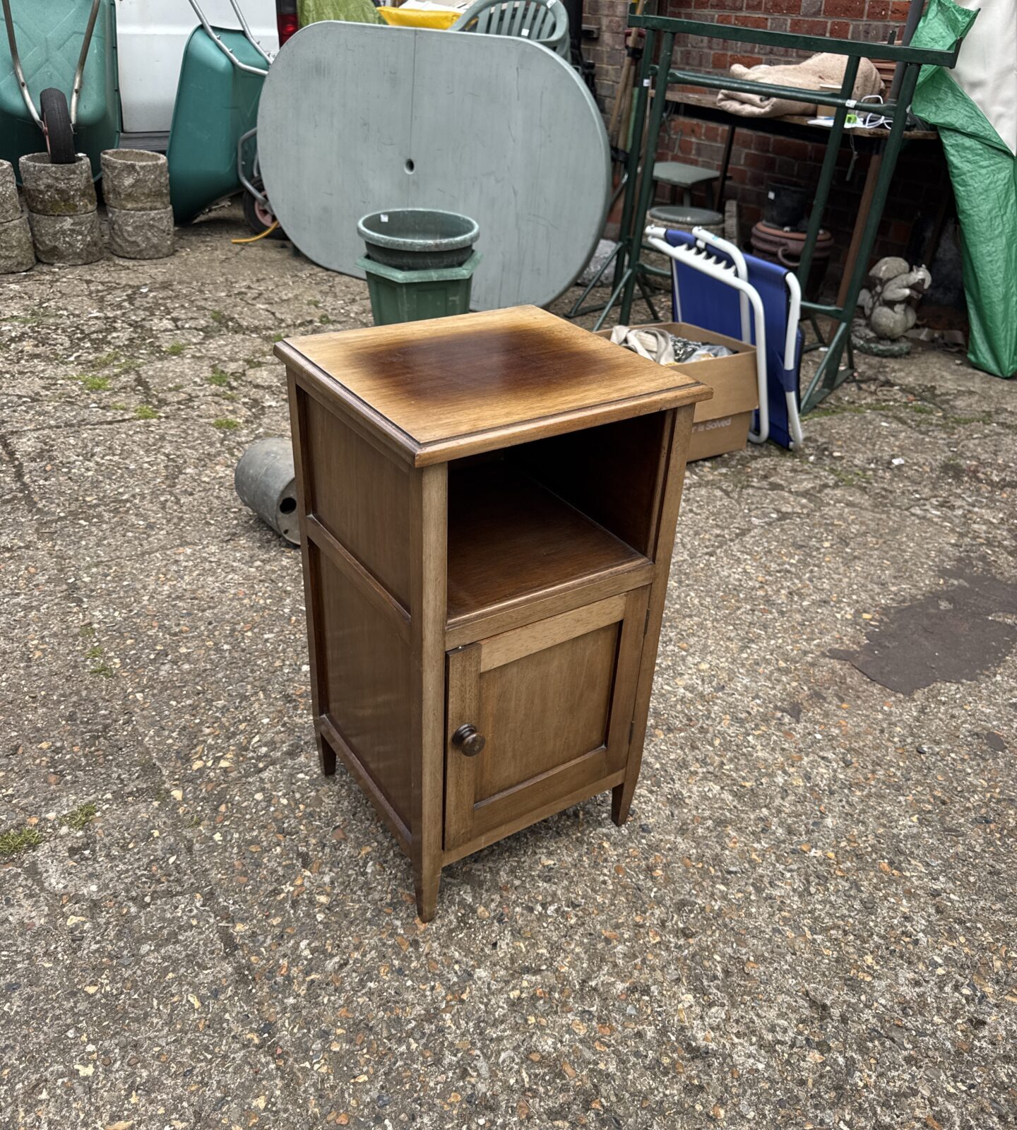 Vintage small mahogany cabinet