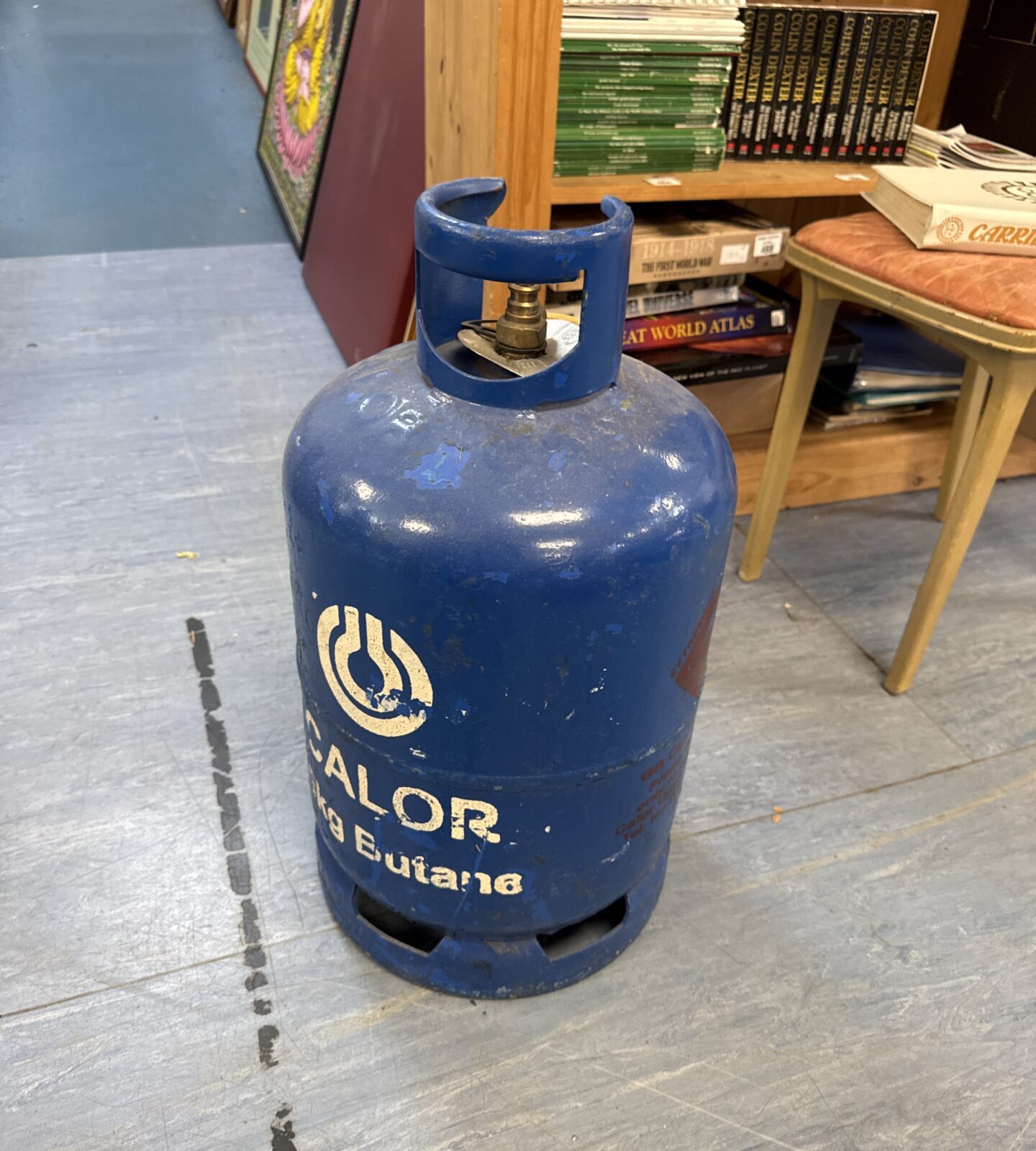 Empty 15kg calor gas bottle