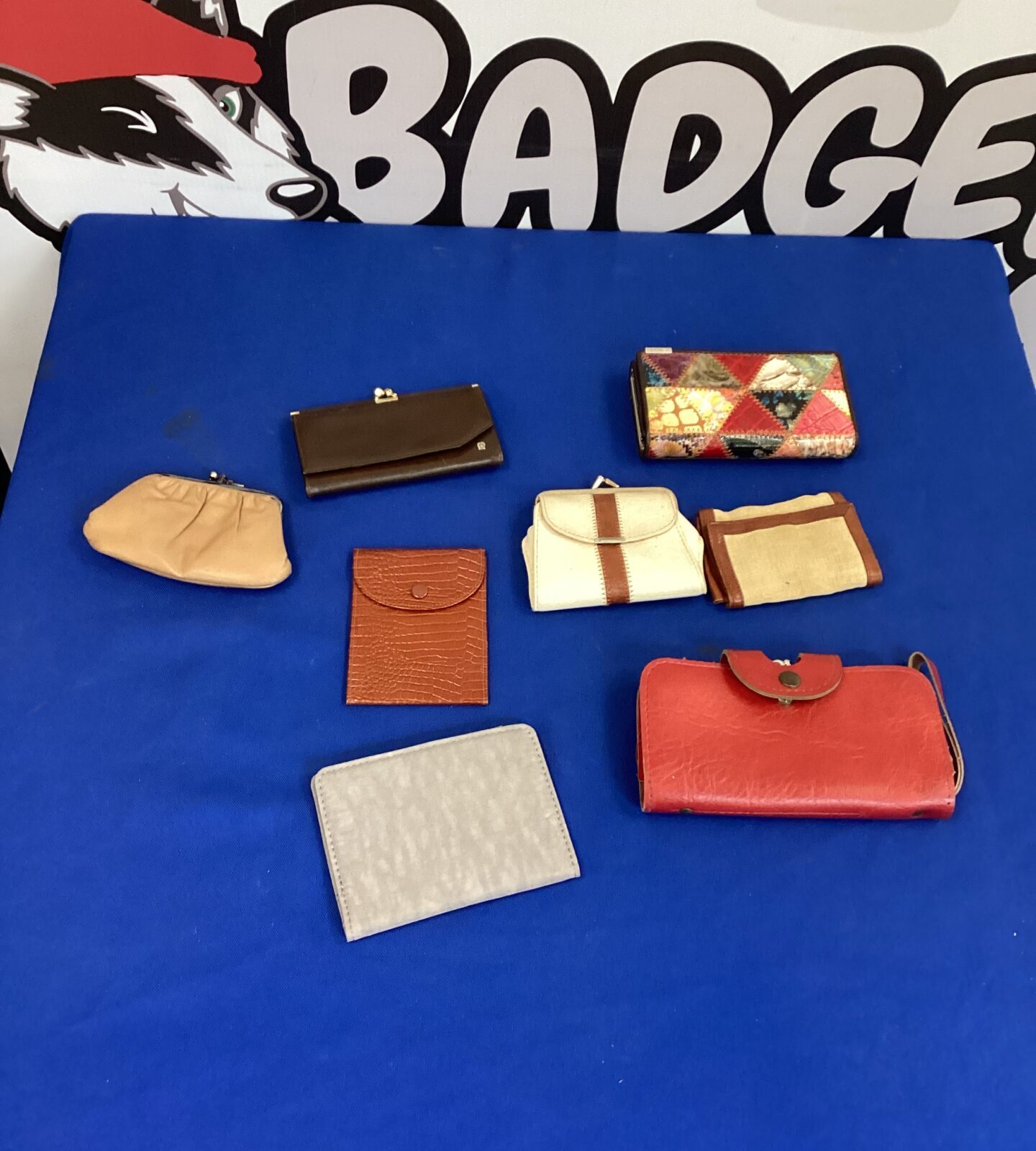 Selection of leather purses
