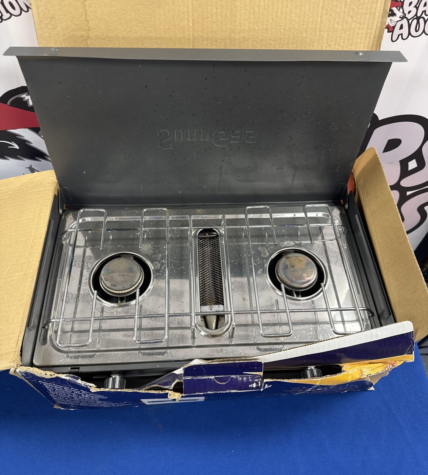 Sunngas double chef twin gas cooker