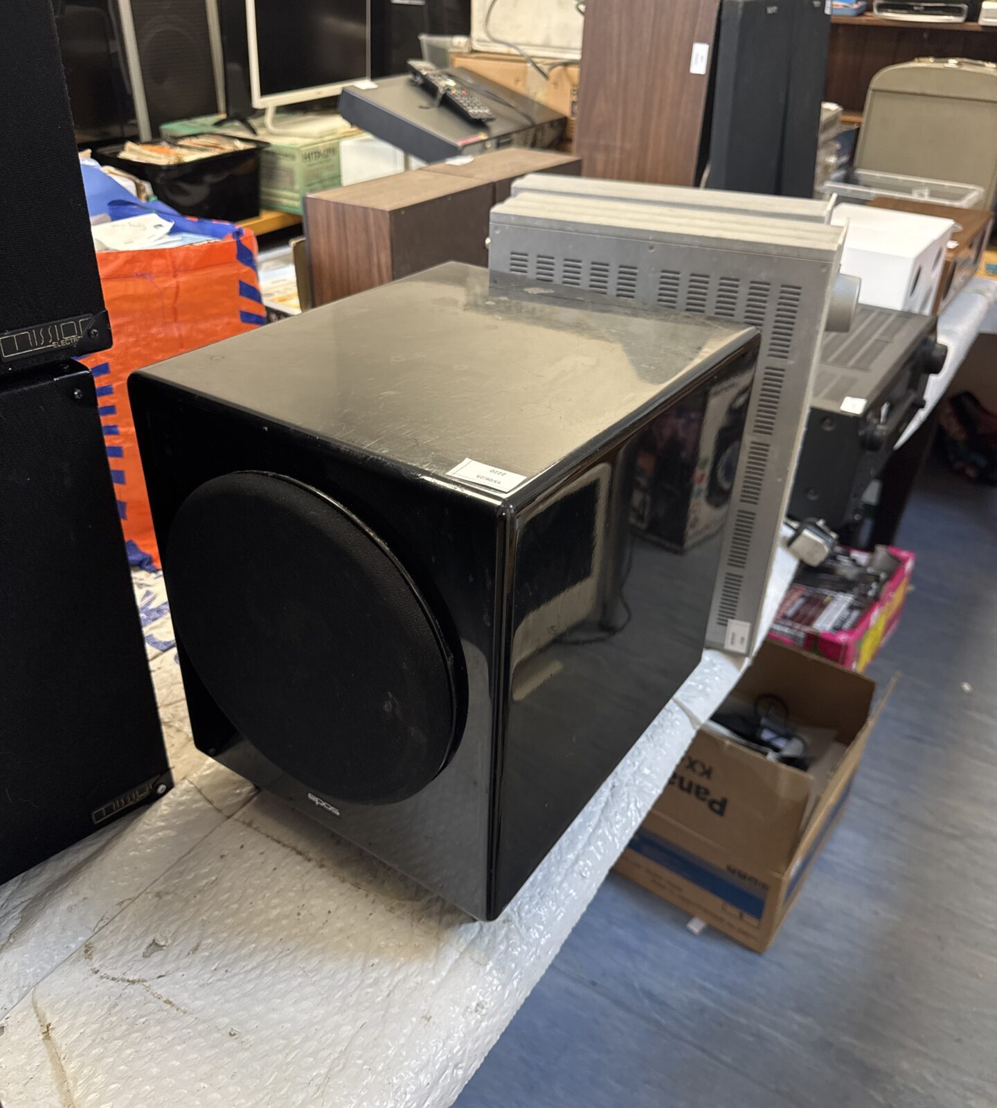 Epos subwoofer speaker body only - no cables etc, untested, has cosmetic marks