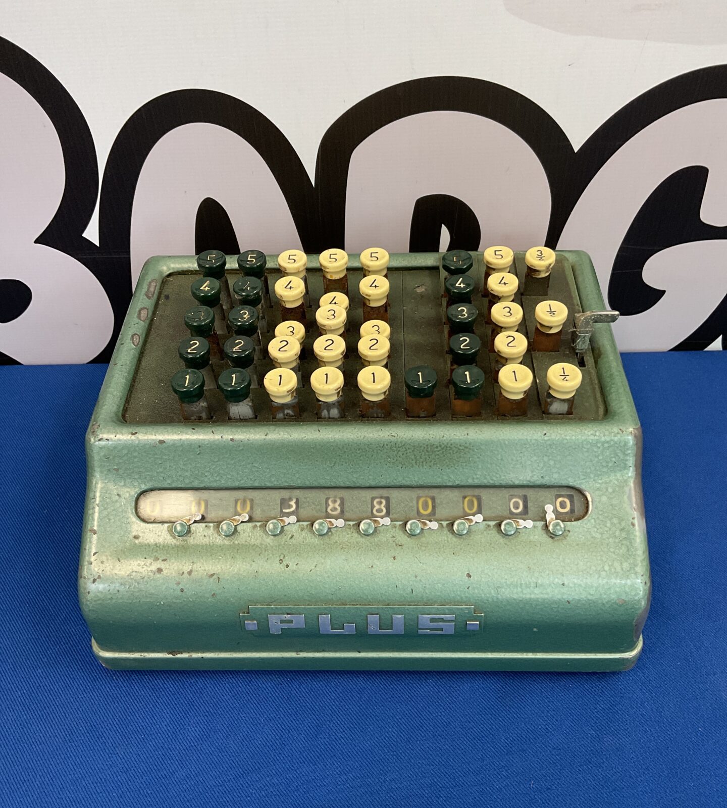 Vintage a.plus mechanical adding machine