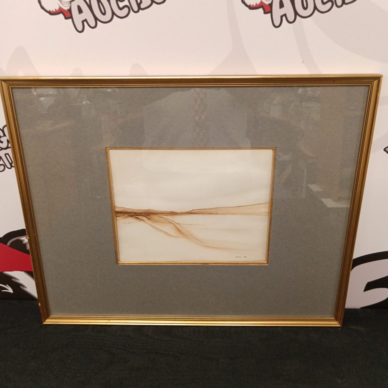 Original Surrealist landscape artwork signed kools 80