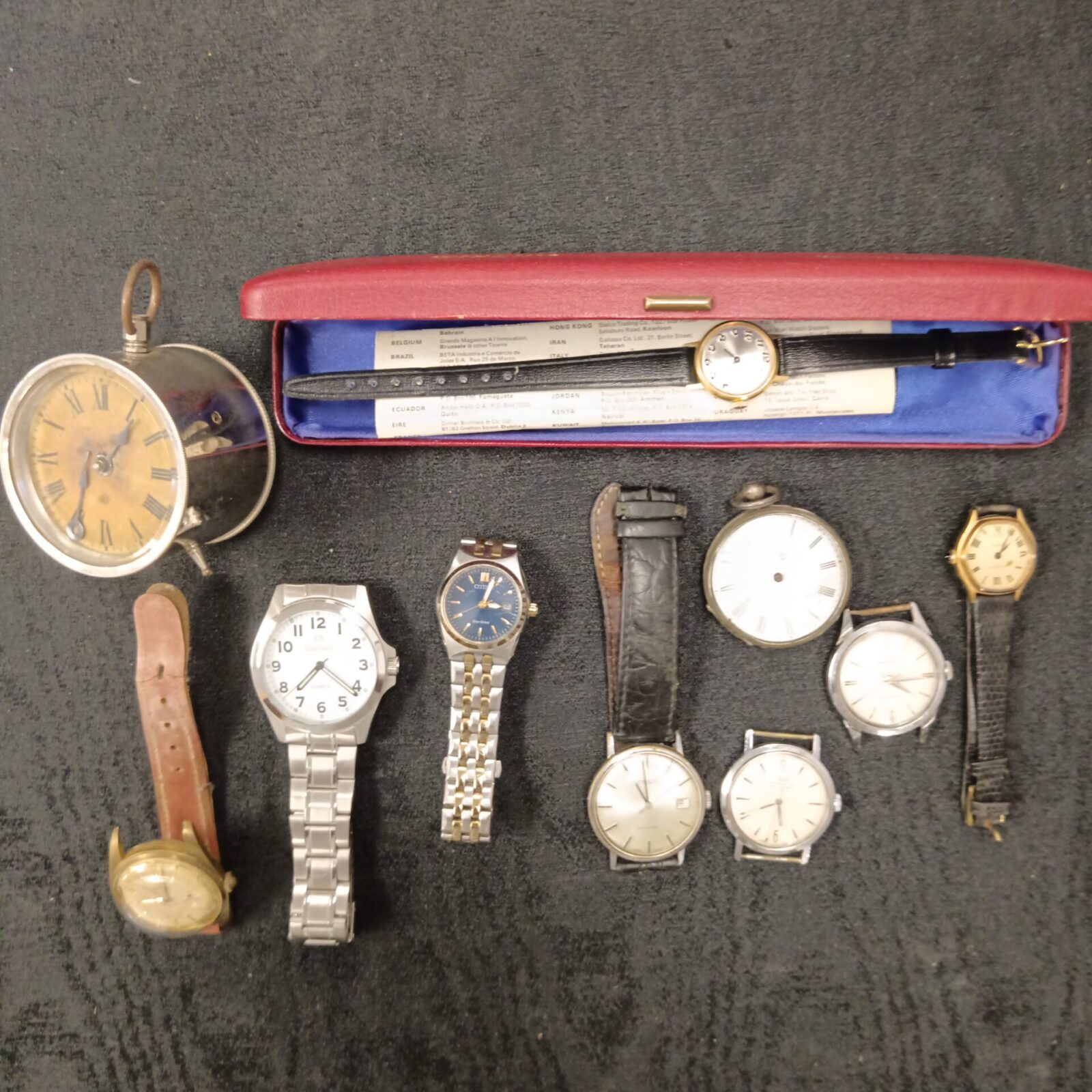 Selection of watches included Tissot & citizen