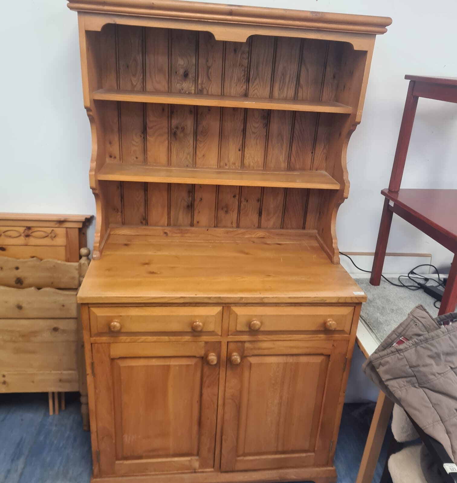 large pine dresser