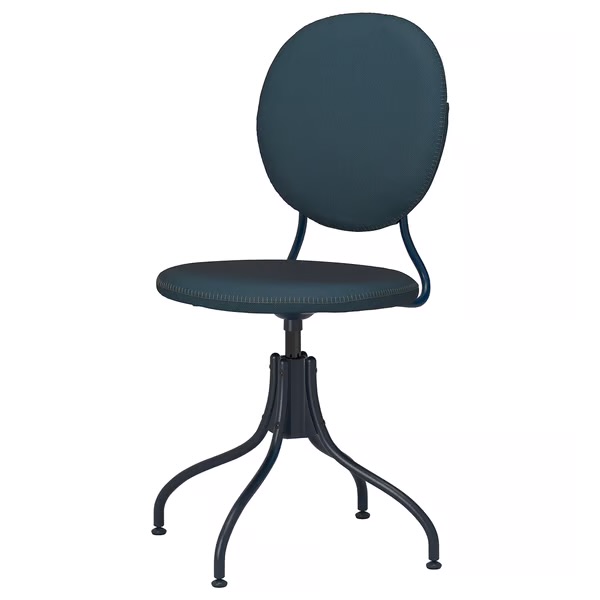 Ikea blue office swivel chair new in box