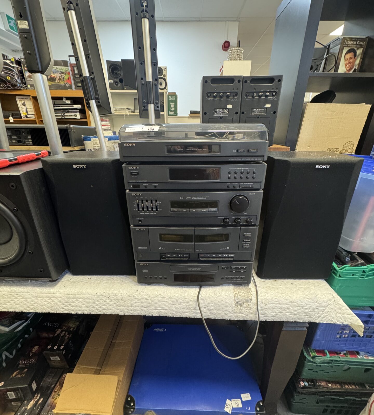 Sony LBT-D117 Remote controlled compact HiFi system