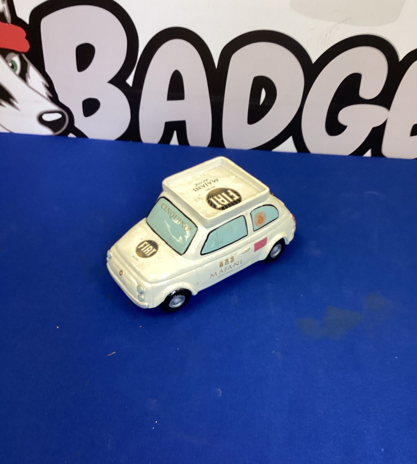 Vintage Fiat Car Ornament