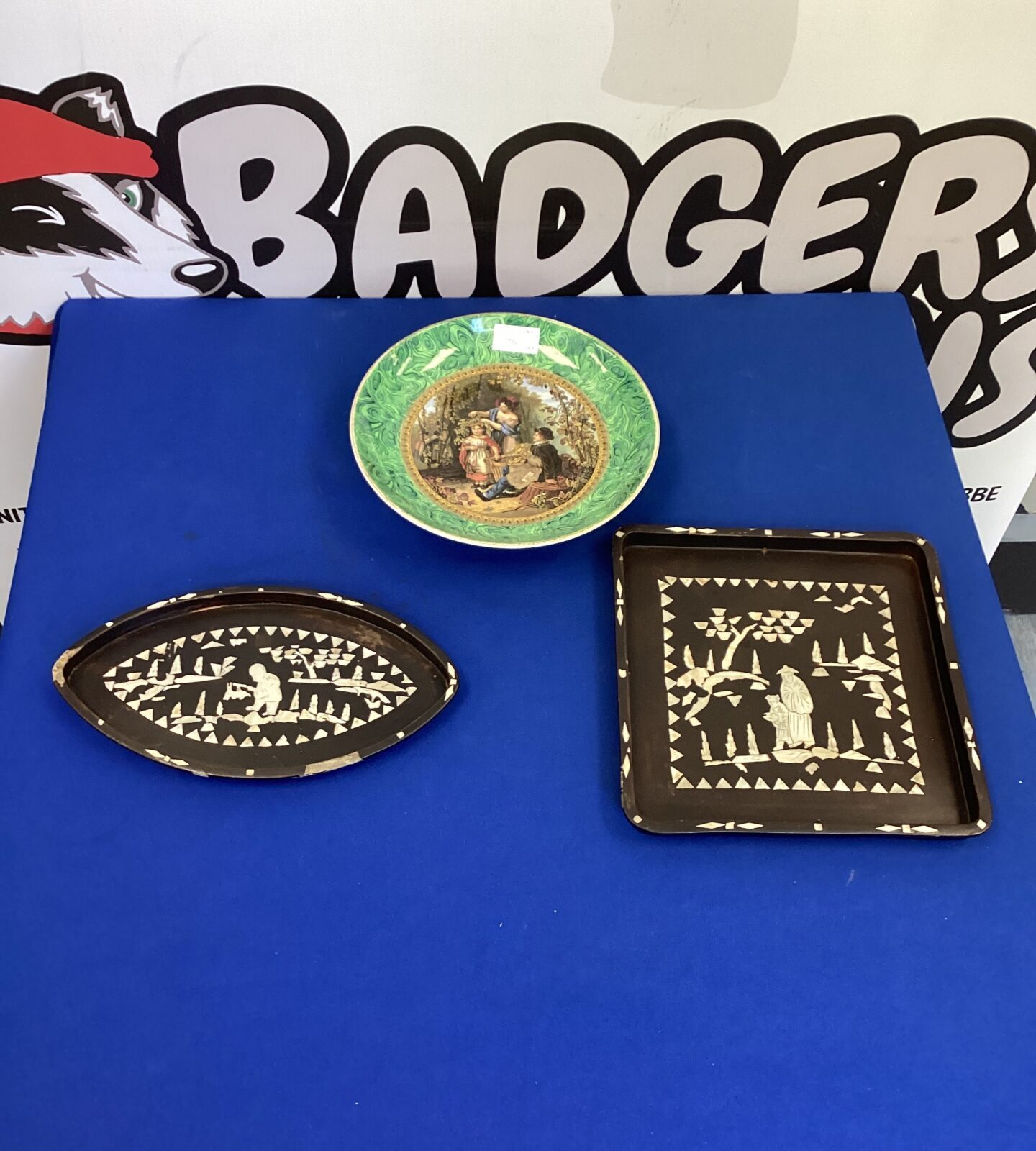 Three vintage pieces inc Porcelain Bowl